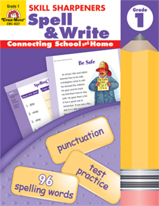 Skill Sharpeners: Spell & Write, Grade 1 - Activity Book