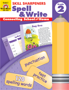Skill Sharpeners: Spell & Write, Grade 2 - Activity Book