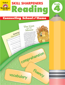 Skill Sharpeners: Reading, Grade 4 - Activity Book