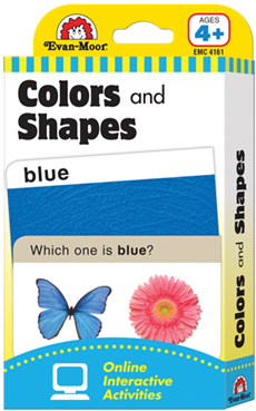 Learning Line: Colors and Shapes, Grade PreK+ (Age 4+) - Flashcards