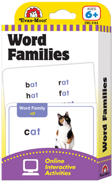 Learning Line: Word Families, Grades 1+ (Ages 6+) - Flashcards