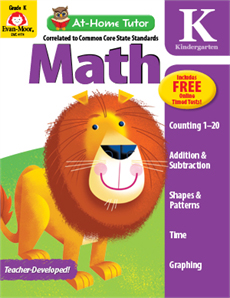 At-Home Tutor: Math, Grade K - Activity Book