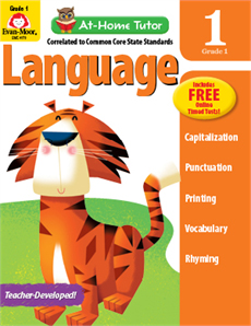 At-Home Tutor: Language, Grade 1 - Activity Book