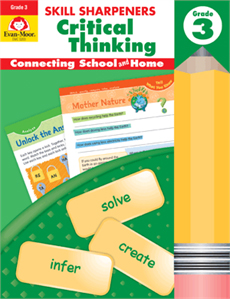 Skill Sharpeners: Critical Thinking, Grade 3 - Activity Book