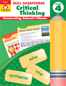 Skill Sharpeners: Critical Thinking, Grade 4 - Activity Book