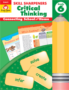 Skill Sharpeners: Critical Thinking, Grade 6 - Activity Book
