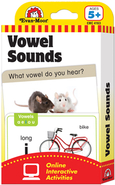 Learning Line: Vowel Sounds, Grades K+ (Ages 5+) - Flashcards