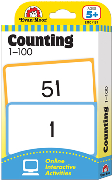 Learning Line: Counting 1-100, Grade K+ (Age 5+) - Flashcards