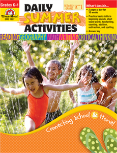 Daily Summer Activities: Moving from Kindergarten to 1st Grade, Grades K-1 - Activity Book