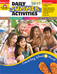 Daily Summer Activities: Moving from 2nd to 3rd Grade, Grades 2-3 - Activity Book