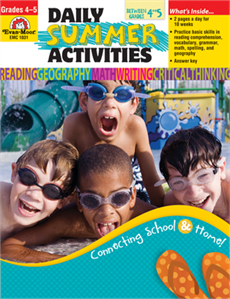 Daily Summer Activities: Moving from 4th to 5th Grade, Grades 4-5 - Activity Book