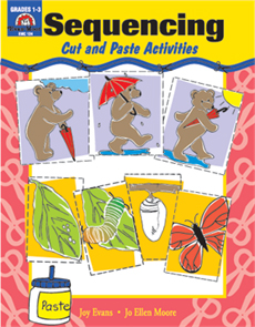 Sequencing: Cut and Paste Activities, Grades 1-3