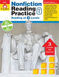 Nonfiction Reading Practice, Grade 1 - Print